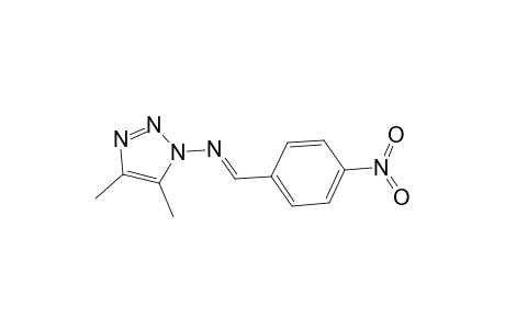 1H-1,2,3-Triazol-1-amine, 4,5-dimethyl-N-[(4-nitrophenyl)methylene]-