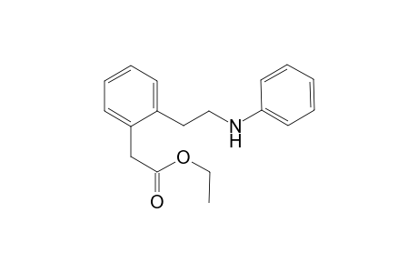 Ethyl 2-[2-(anilinoethyl)phenyl]acetate