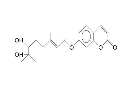 IMP-II;(E)-6,7-DIYHDROXY-3,7-DIMETHYL-2-OCTENE-UMBELLIFERONE