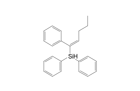 (E)-Diphenyl(1-phenylpent-1-en-1-yl)silane