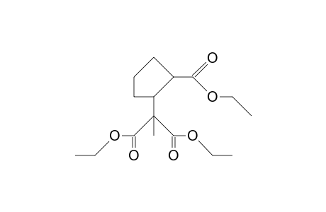 A,2-Bis(ethoxycarbonyl)-A-methyl-cyclopentaneacetic acid