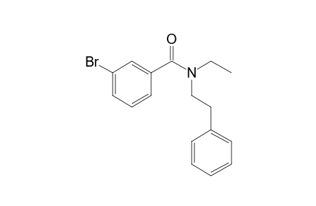 3-Bromobenzamide, N-(2-phenylethyl)-N-ethyl-