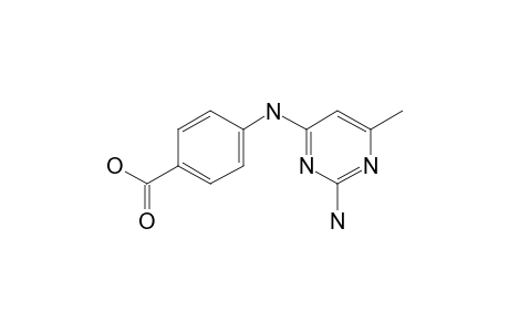 p-(2-Amino-6-methyl-4-pyrimidinylamino)benzoic acid