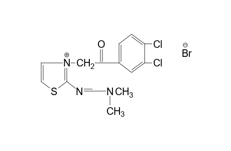 3-(3,4-dichlorophenacyl)-2-{[(dimethylamino)methylene]amino}thiazolium bromide