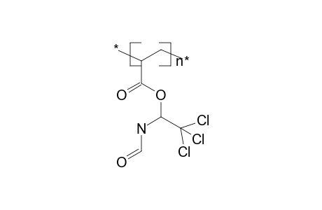 Poly(1-formylamino-2,2,2-trichloroethyl acrylate)