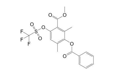 [4-Benzoyloxy-3,5-dimethyl-2-(methoxycarbonyl)phenyl]triflate