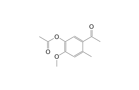 5-Acetyl-2-methoxy-4-methylphenyl acetate