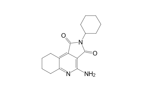 4-Amino-2-cyclohexyl-6,7,8,9-tetrahydropyrrolo[3,4-c]quinoline-1,3-dione