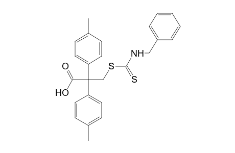 2,2-di-p-tolyl-3-mercaptopropionic acid, benzyldithiocarbamate