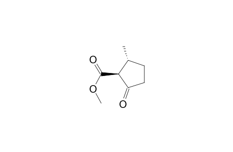 (1S,2R)-2-methyl-5-oxo-1-cyclopentanecarboxylic acid methyl ester
