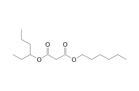 Malonic acid, hexyl 3-hexyl ester