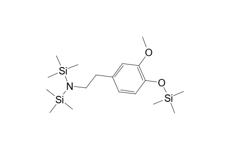 N-(2-(3-Methoxy-4-[(trimethylsilyl)oxy]phenyl)ethyl)(trimethyl)-N-(trimethylsilyl)silanamine