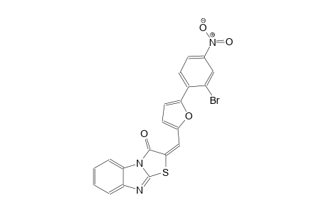 (2E)-2-{[5-(2-bromo-4-nitrophenyl)-2-furyl]methylene}[1,3]thiazolo[3,2-a]benzimidazol-3(2H)-one