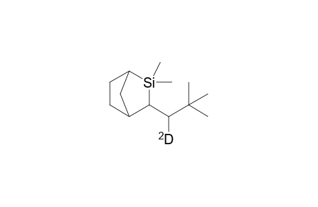 (exo)-2,2-Dimethyl-3-[1-(deuterio)neopentyl]-2-silabicyclo[2.2.1]heptane