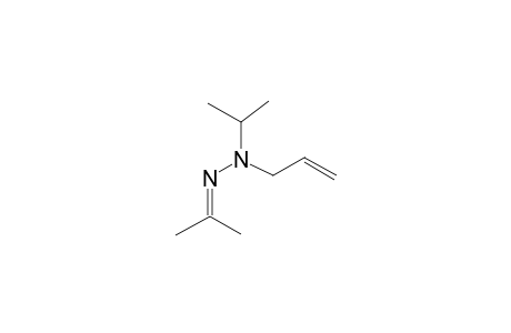 2-Propanone, (1-methylethyl)(2-propenyl)hydrazone