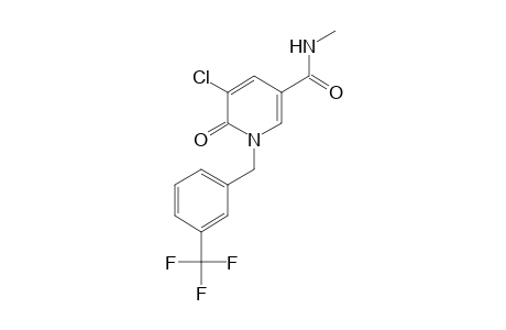 5-CHLORO-1,6-DIHYDRO-N-METHYL-6-OXO-1-[m-(TRIFLUOROMETHYL)BENZYL]NICOTINAMIDE