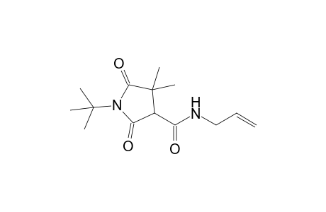 1-TERT.-BUTYL-4,4-DIMETHYL-2,5-DIOXOPYRROLIDINE-3-CARBOXYLIC-ACID-ALLYLAMIDE