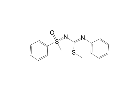 Sulfoximine, S-methyl-N-[(methylthio)(phenylimino)methyl]-S-phenyl-