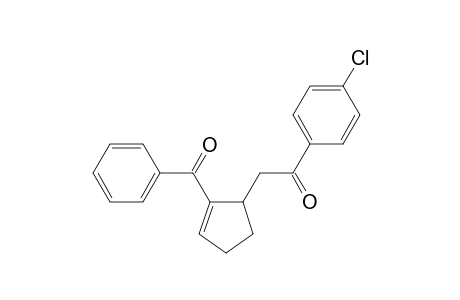 2-(2-benzoylcyclopent-2-en-1-yl)-1-(4-chlorophenyl)ethanone