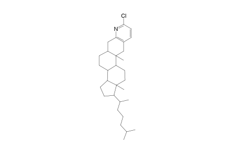 Cholest-2-ene[3,2-b]pyridine, 2'-chloro-