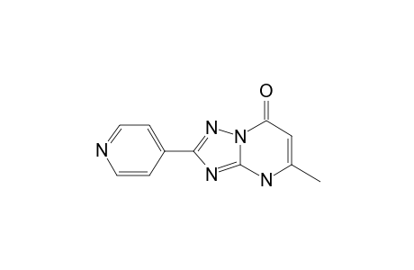 [1,2,4]triazolo[1,5-a]pyrimidin-7(4H)-one, 5-methyl-2-(4-pyridinyl)-