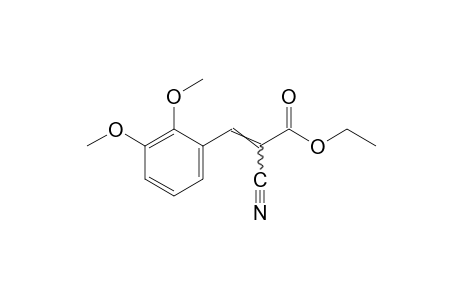 alpha-cyano-2,3-dimethoxycinnamic acid, ethyl ester