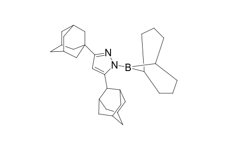 1H-Pyrazole, 1-(9-borabicyclo[3.3.1]non-9-yl)-3,5-bis(tricyclo[3.3.1.13,7]dec-1-yl)-