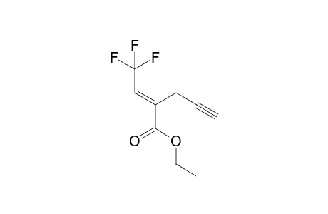 (E)-Ethyl 2-(2,2,2-trifluoroethylidene)pent-4-ynoate