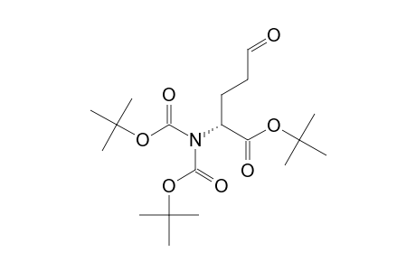 (S)-2-[BIS-(TERT.-BUTYLOXYCARBONYL)-AMINO]-4-FORMYLBUTTERSAEURE-(TERT.-BUTYL)-ESTER