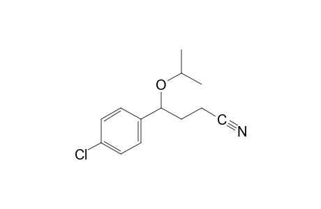 4-(p-chlorophenyl)-4-isopropoxybutyronitrile