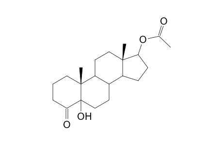 5-HYDROXY-4-OXOANDROSTAN-17-YL ACETATE