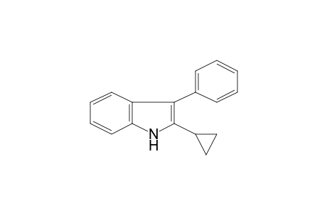 1H-Indole, 2-cyclopropyl-3-phenyl-