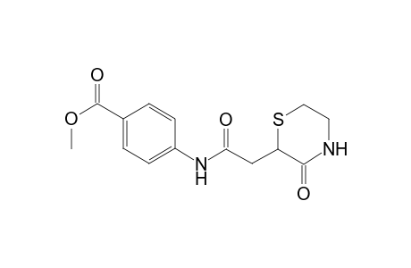 Methyl 4-{[(3-oxo-2-thiomorpholinyl)acetyl]amino}benzoate