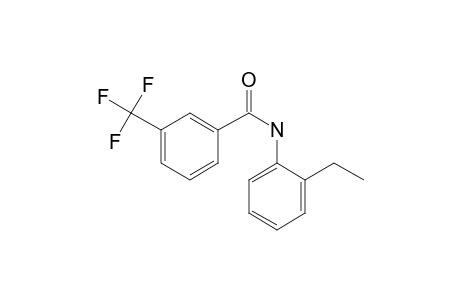 Benzamide, 3-trifluoromethyl-N-(2-ethylphenyl)-