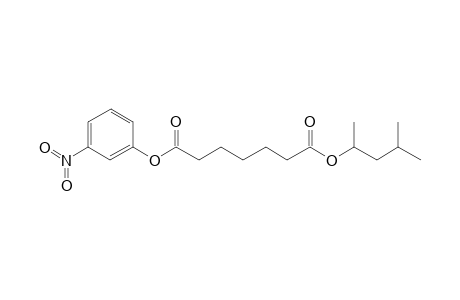 Pimelic acid, 4-methyl-2-pentyl 3-nitrophenyl ester