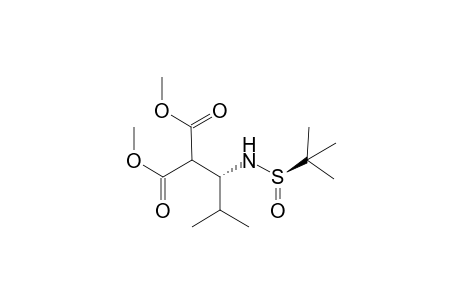 Dimethyl [(1R)-1-{[(R)-(tert-Butyl)sulfinyl]amino}-2-methylpropyl]propanedioate