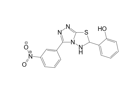 2-[3-(3-Nitro-phenyl)-5,6-dihydro-[1,2,4]triazolo[3,4-b][1,3,4]thiadiazol-6-yl]-phenol