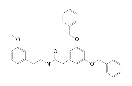 Benzeneethanamine, N-[3,5-dibenzyloxyphenylacetyl]-3-methoxy-