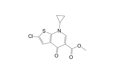 METHYL_2-CHLORO-7-CYClOPROPYL-4,7-DIHYDRO-4-OXOTHIENO-[2.3-B]-PYRIDINE-5-CARBOXYLATE