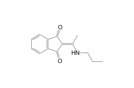 2-[1-(propylamino)ethylidene]-1H-indene-1,3(2H)-dione