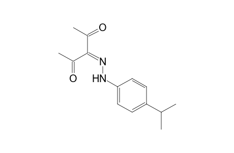 2,3,4-pentanetrione, 3-[(p-cumenyl)hydrazone]