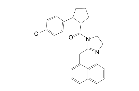 1-{[2-(4-chlorophenyl)cyclopentyl]carbonyl}-2-(1-naphthylmethyl)-4,5-dihydro-1H-imidazole