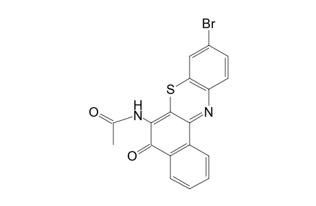 N-(9-bromo-5-oxo-5H-benzo[a]phenothiazin-6-yl)acetamide