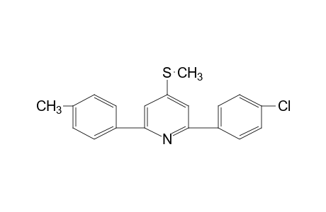 2-(p-chlorophenyl)-4-(methylthio)-6-p-tolylpyridine