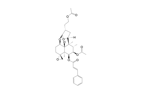 (4R,7R,11S,13R)-7,15-DIACETOXY-6-ALPHA-O-TRANS-CINNAMOYL-1,16:4,18:11,16-TRIEPOXY-NEOCLERODANE