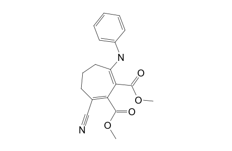 4-ANILINO-2,3-DICARBOMETHOXY-1-CYANO-1,3-CYCLOHEPTADIENE