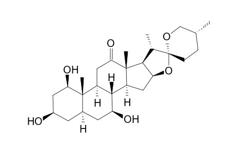 1.beta.,7.beta.-Dihydroxyhecogenin