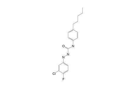 1-(3-chloro-4-fluorophenyl)-4-(p-pentylphenyl)semicarbazide