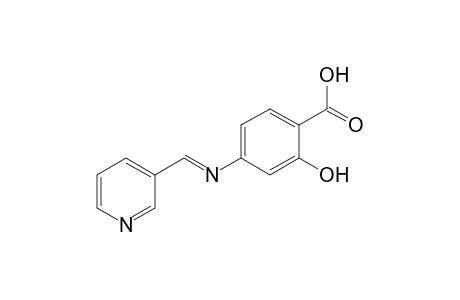 4-{[(3-pyridyl)methylene]amino}salicylic acid