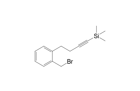 2-(Bromomethyl)-1-[4-(trimethylsilyl)but-3-ynyl]benzene